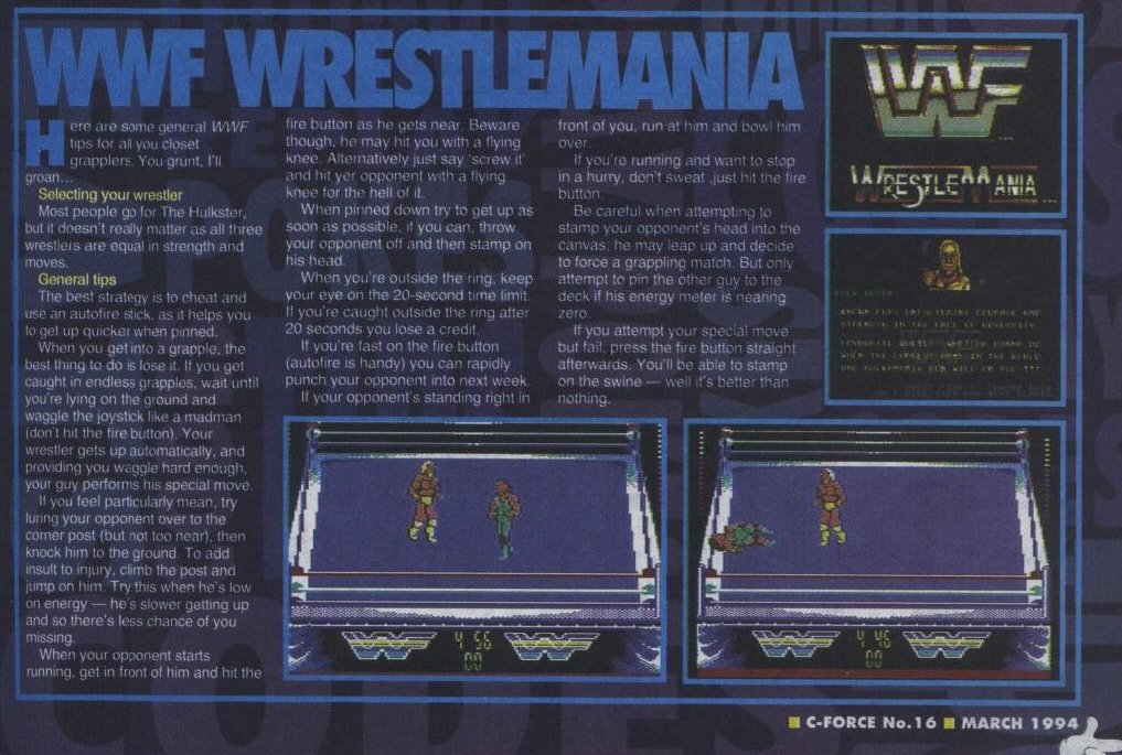 WWF WrestleMania [Commodore 64] PWcatalog