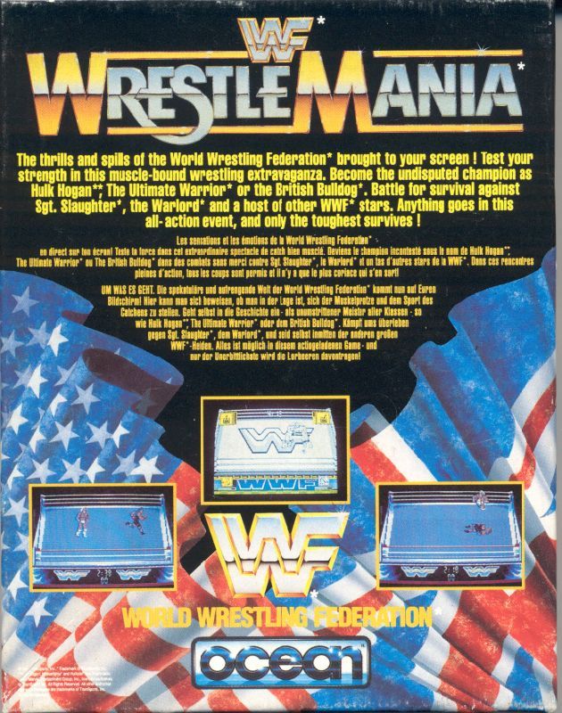 WWF WrestleMania [Commodore 64] PWcatalog