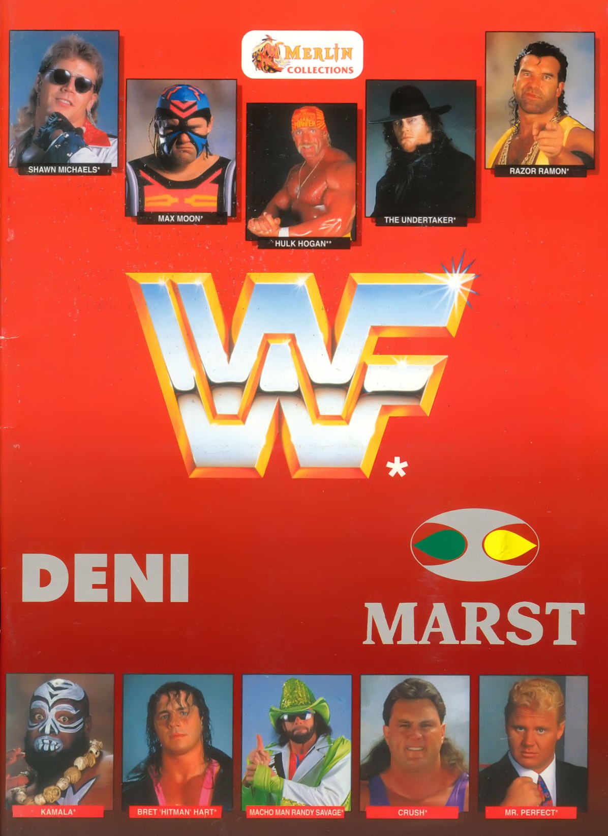 WWF Stickers Album 1991 From Slovenia Stickers Album PW Catalog