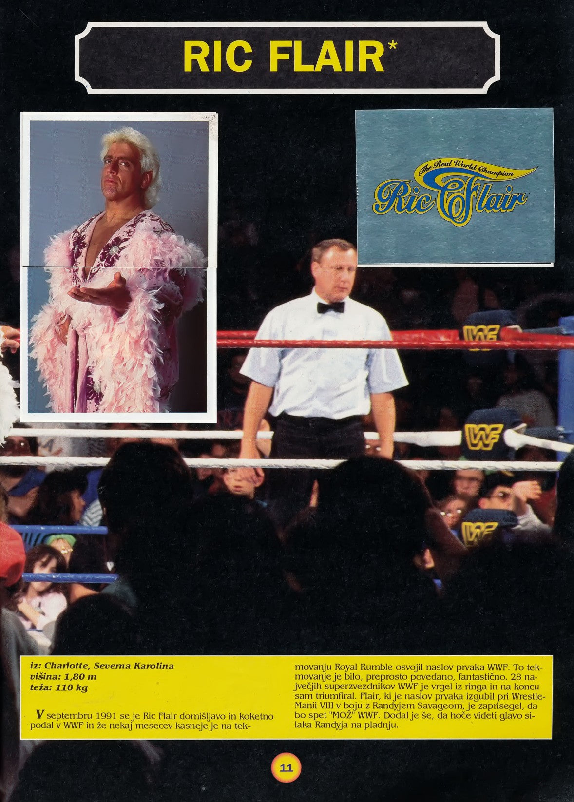 WWF Stickers Album 1991 From Slovenia Stickers Album PW Catalog