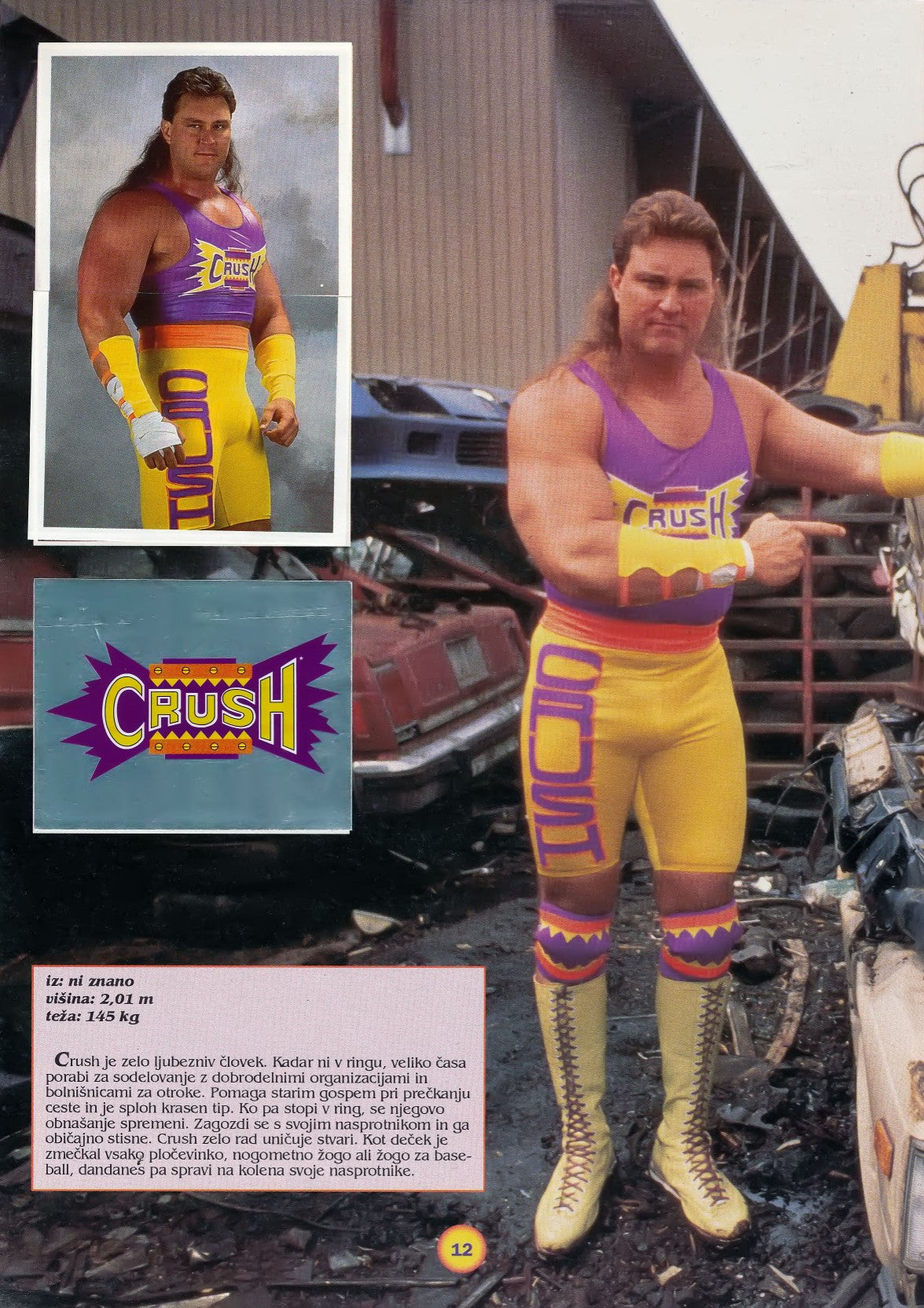 WWF Stickers Album 1991 From Slovenia Stickers Album PW Catalog