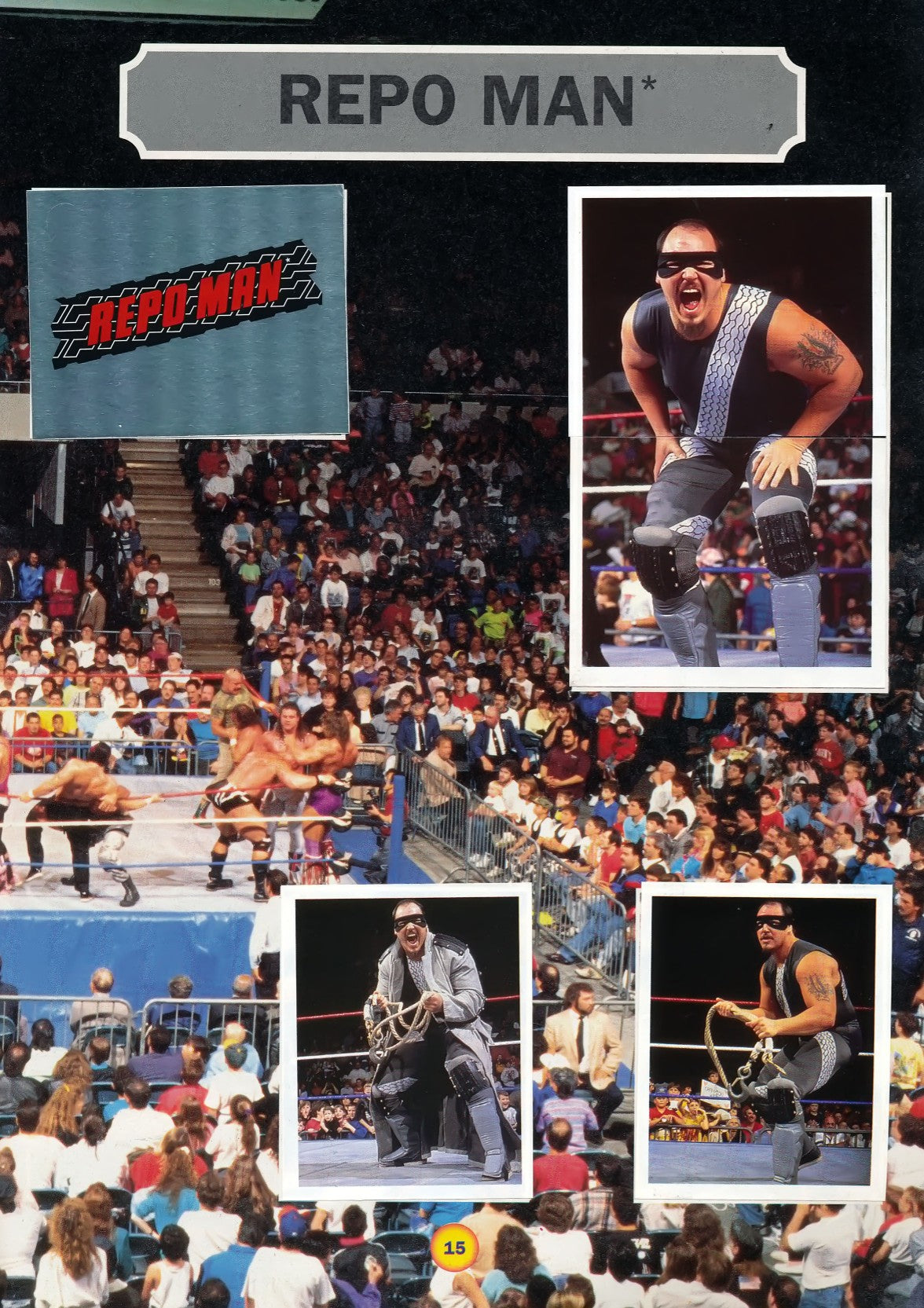 WWF Stickers Album 1991 From Slovenia Stickers Album PW Catalog