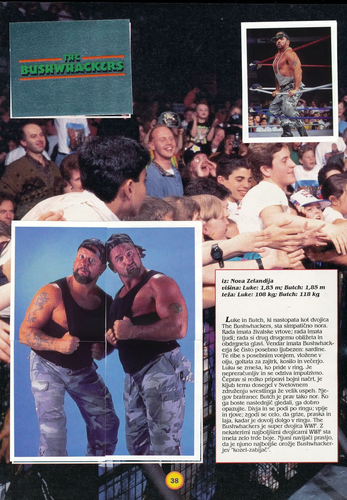 WWF Stickers Album 1991 From Slovenia Stickers Album PW Catalog