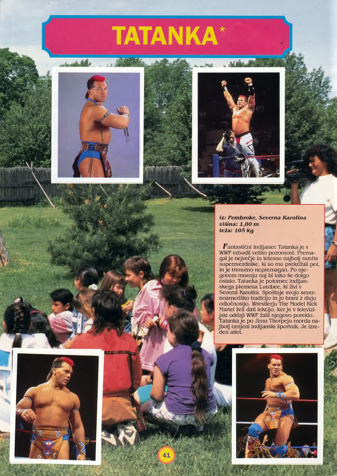 WWF Stickers Album 1991 From Slovenia Stickers Album PW Catalog