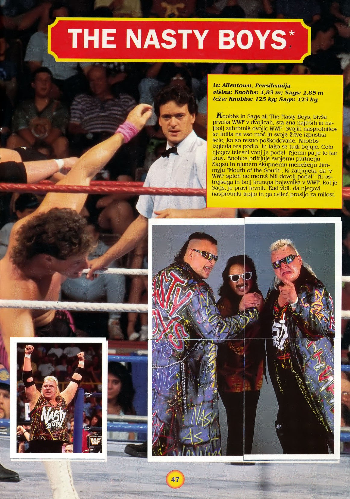 WWF Stickers Album 1991 From Slovenia Stickers Album PW Catalog