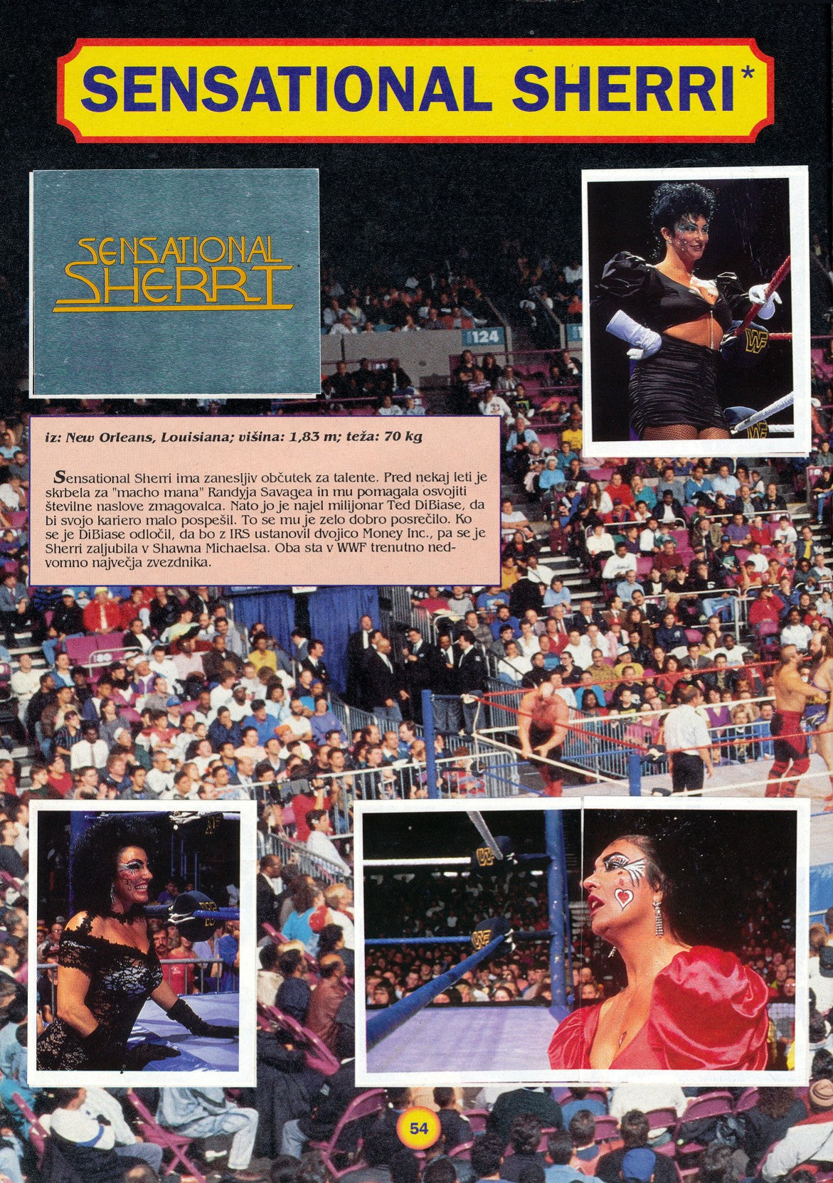 WWF Stickers Album 1991 From Slovenia Stickers Album PW Catalog