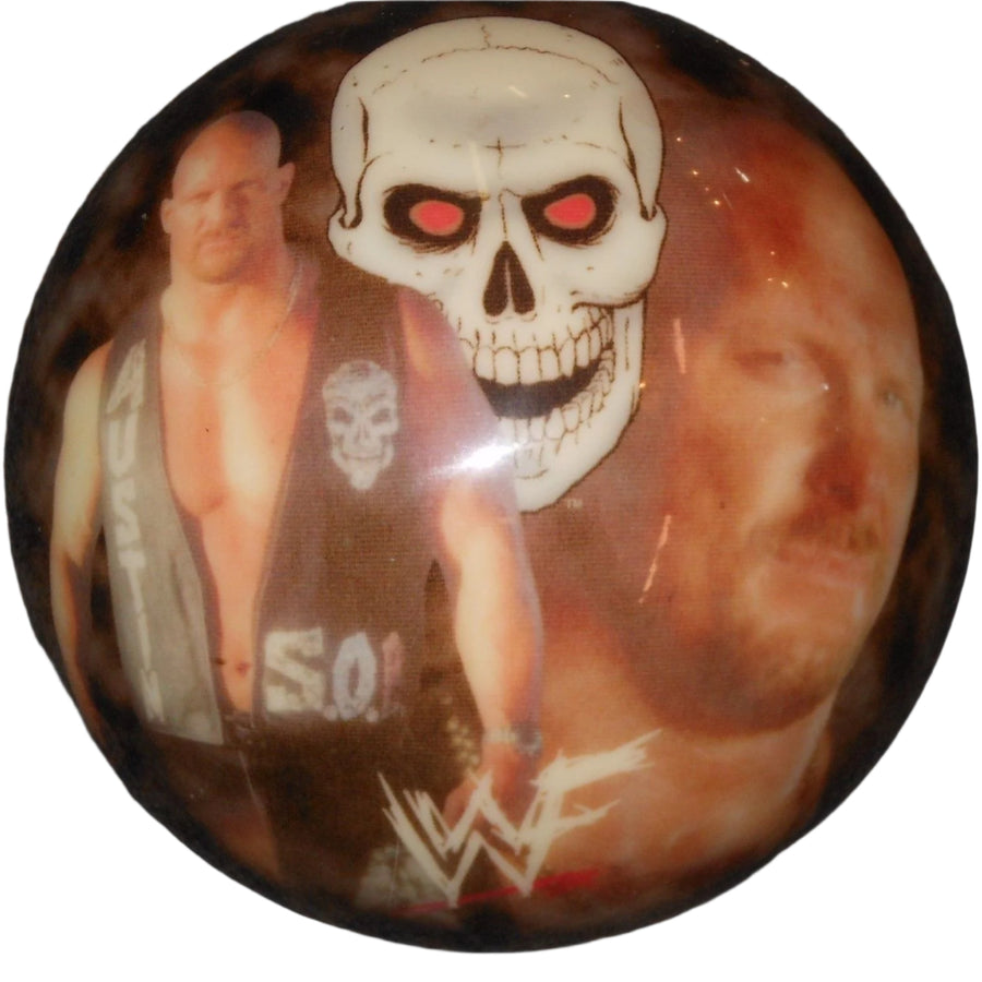 Stone Cold Steve Austin Bowling Ball WWF Viz-A-Ball 2001 Pwcatalog