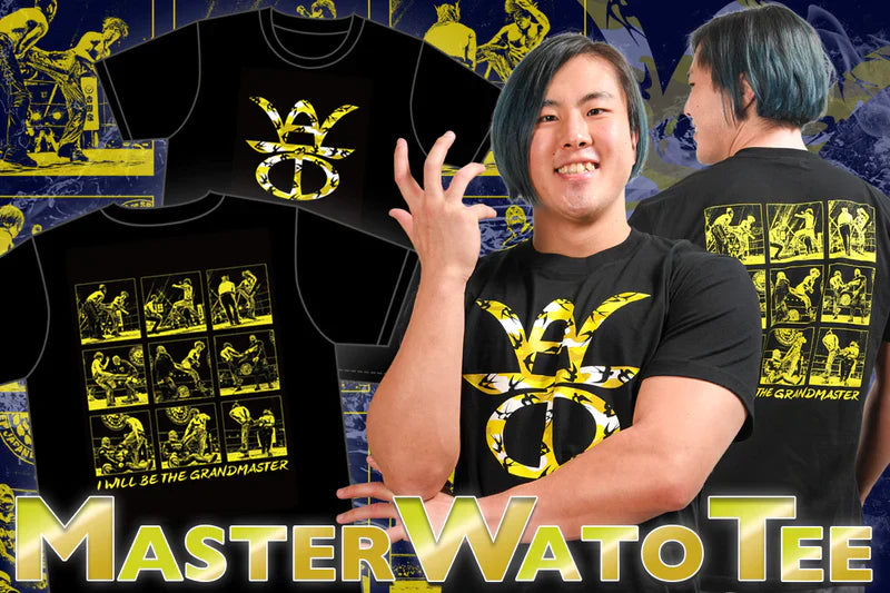 Master Wato - "WATO" T-shirt (Black x Yellow) T-Shirt PW Catalog