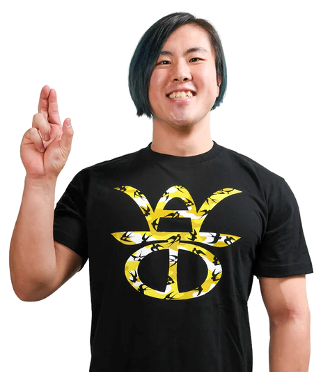 Master Wato - "WATO" T-shirt (Black x Yellow) T-Shirt PW Catalog