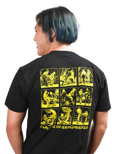 Master Wato - "WATO" T-shirt (Black x Yellow) T-Shirt PW Catalog