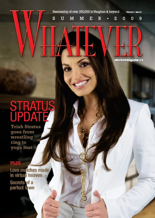 Whatever Magazine Summer 2009 Trish Stratus Magazine PWcatalog