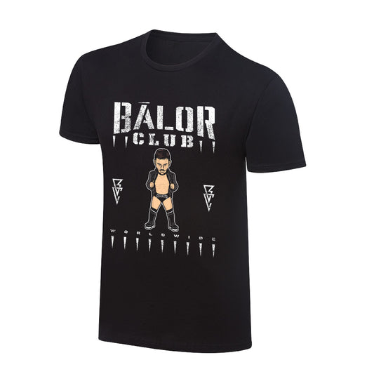 WWE x NERDS Finn Bálor " Bálor Club Worldwide" Cartoon T-Shirt T-Shirt PW Catalog