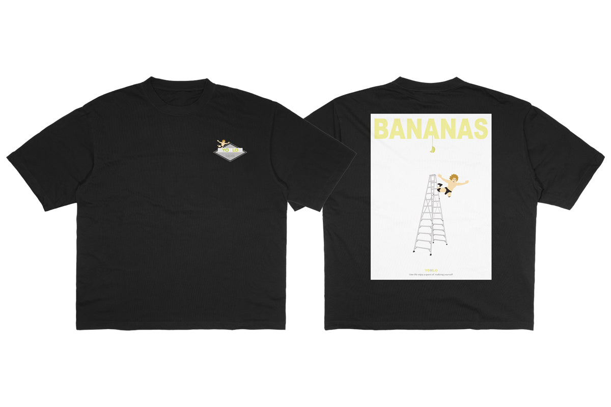 YOH "YOHLO" Oversized T-shirt (Black) [Pre-Order] T-Shirt PW Catalog