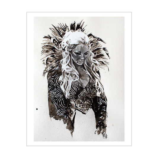 Charlotte Flair 11 x 14 Rob Schamberger Art Print Wall art PW Catalog