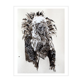 Charlotte Flair 11 x 14 Rob Schamberger Art Print Wall art PW Catalog