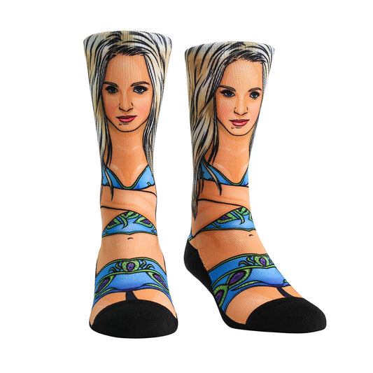 Charlotte Flair Rock 'Em Socks Socks PW Catalog
