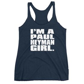 Paul Heyman "I'm a Paul Heyman Girl" Women's Racerback Tank Top