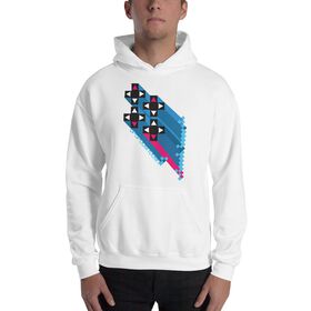 Xavier Woods "Up Up Down Down" Pullover Hoodie Sweatshirt Sweatshirt PW Catalog
