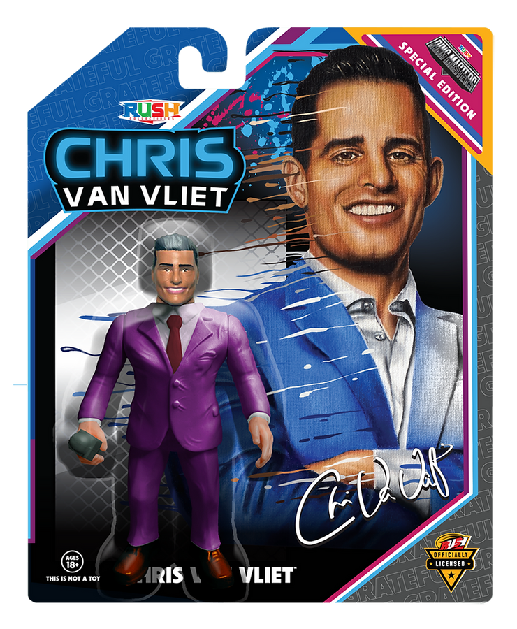 Rush Collectibles Ring Masters Special Edition Chris Van Vliet [Purple Suit Variant]