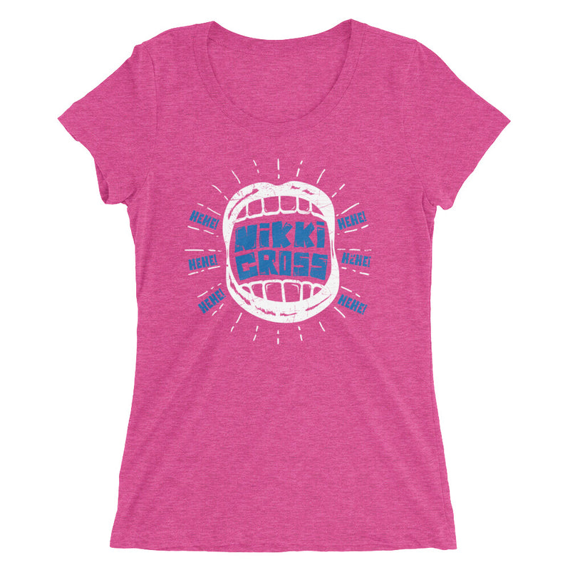 Nikki Cross "Hehe" Women's Tri-Blend T-Shirt