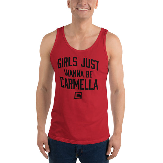 Carmella "Girls Just Wanna Be Carmella" Unisex Tank Top Tank Top PW Catalog