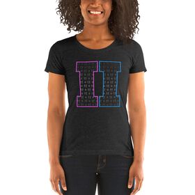 The IIconics "II" Women's Tri-Blend T-shirt