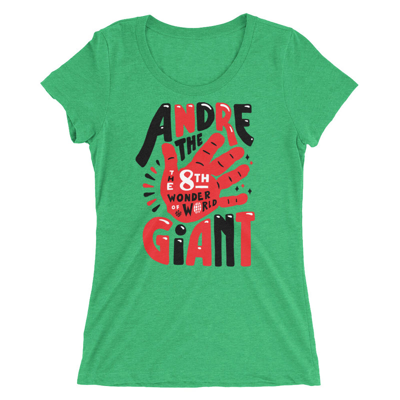 Andre the Giant "8th Wonder Illustrated" Women's Tri-Blend T-Shirt T-Shirt PW Catalog