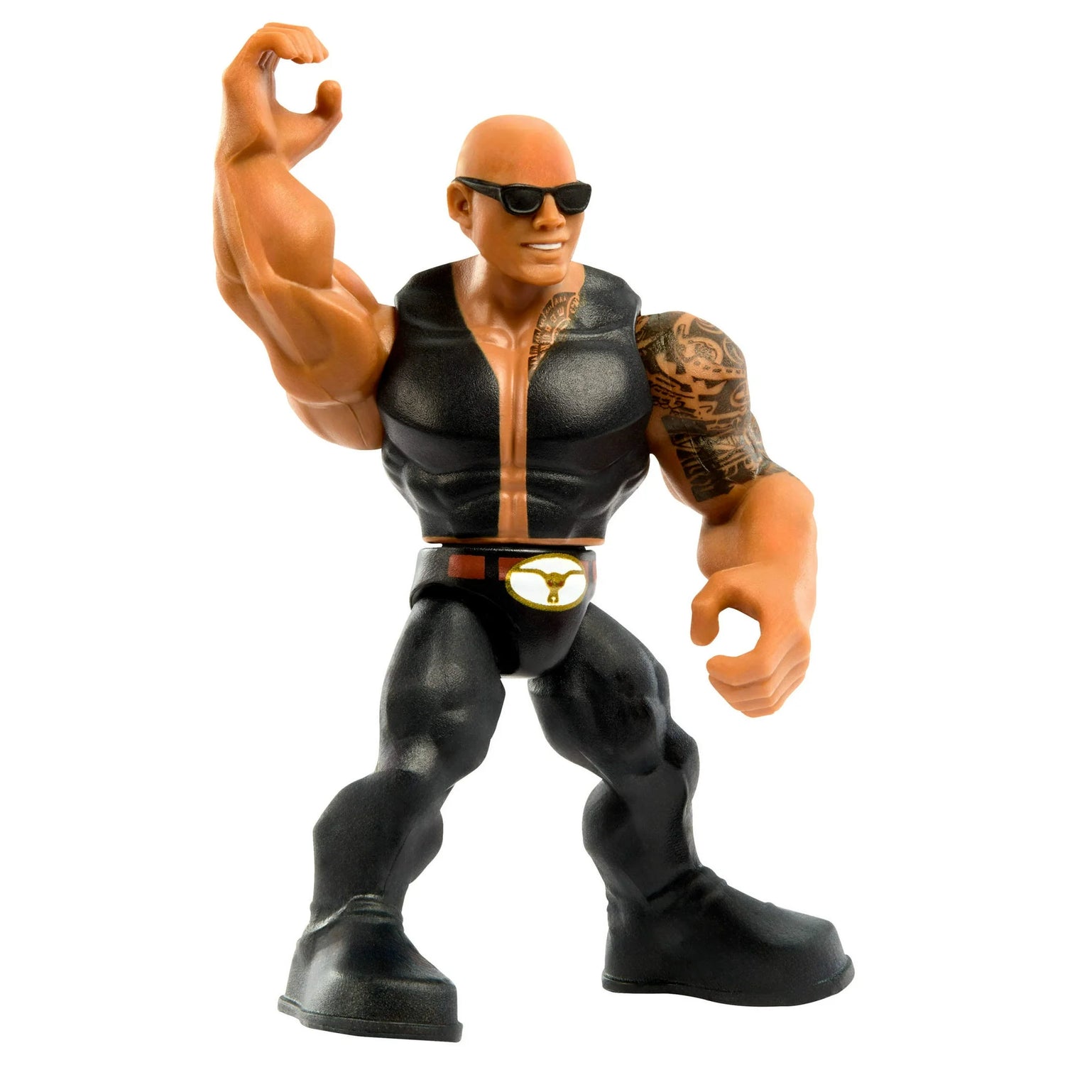 WWE Mattel Knuckle Crunchers Series 4 The Rock "Final Boss" Action & Toy Figures PWcatalog