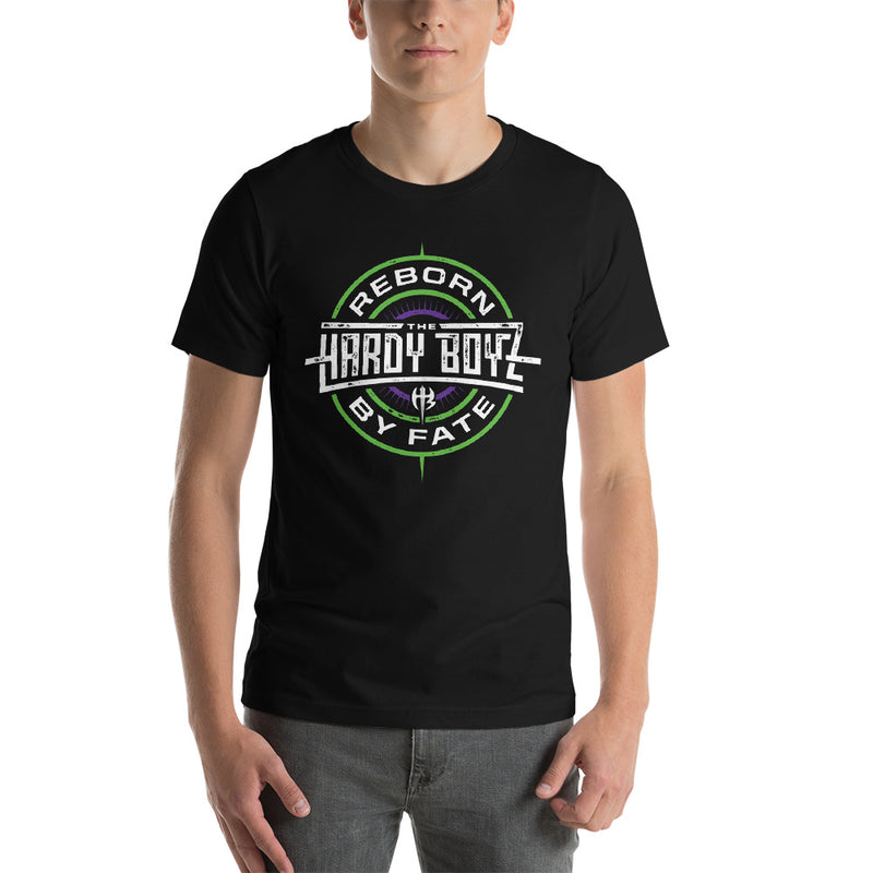 The Hardy Boyz "Reborn by Fate Badge" Short-Sleeve Unisex T-Shirt