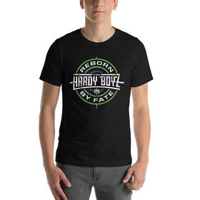 The Hardy Boyz "Reborn by Fate Badge" Short-Sleeve Unisex T-Shirt