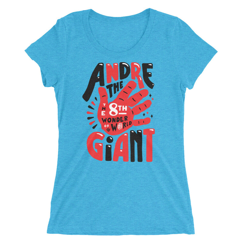 Andre the Giant "8th Wonder Illustrated" Women's Tri-Blend T-Shirt T-Shirt PW Catalog