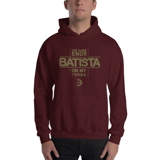 Batista "The Game Ends On My Terms" Pullover Hoodie Sweatshirt Sweatshirt PW Catalog