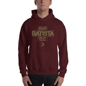 Batista "The Game Ends On My Terms" Pullover Hoodie Sweatshirt