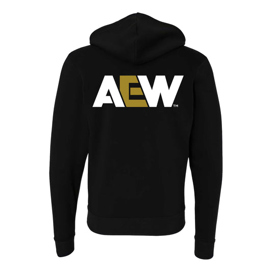 AEW Logo Full Zip Hoodie Hoodies PW Catalog