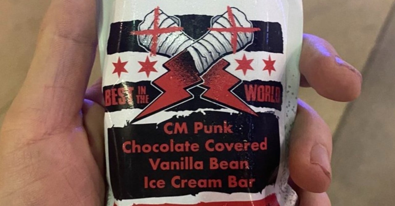 AEW CM Punk Chicago Debut Ice Cream