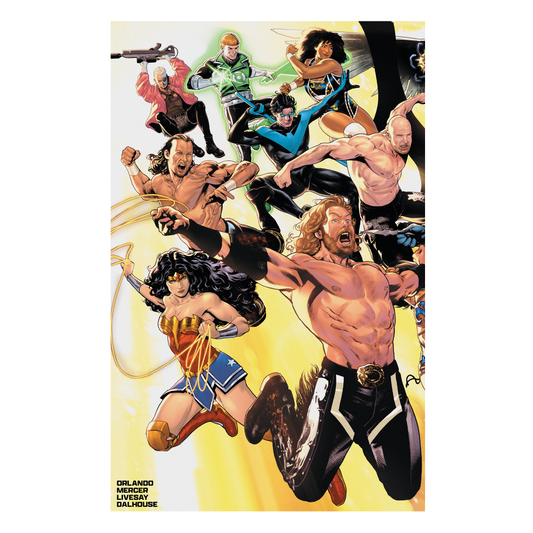 DC x AEW Series 1&2 Giant-Sized Double Issue Comic Book Comics book PW Catalog