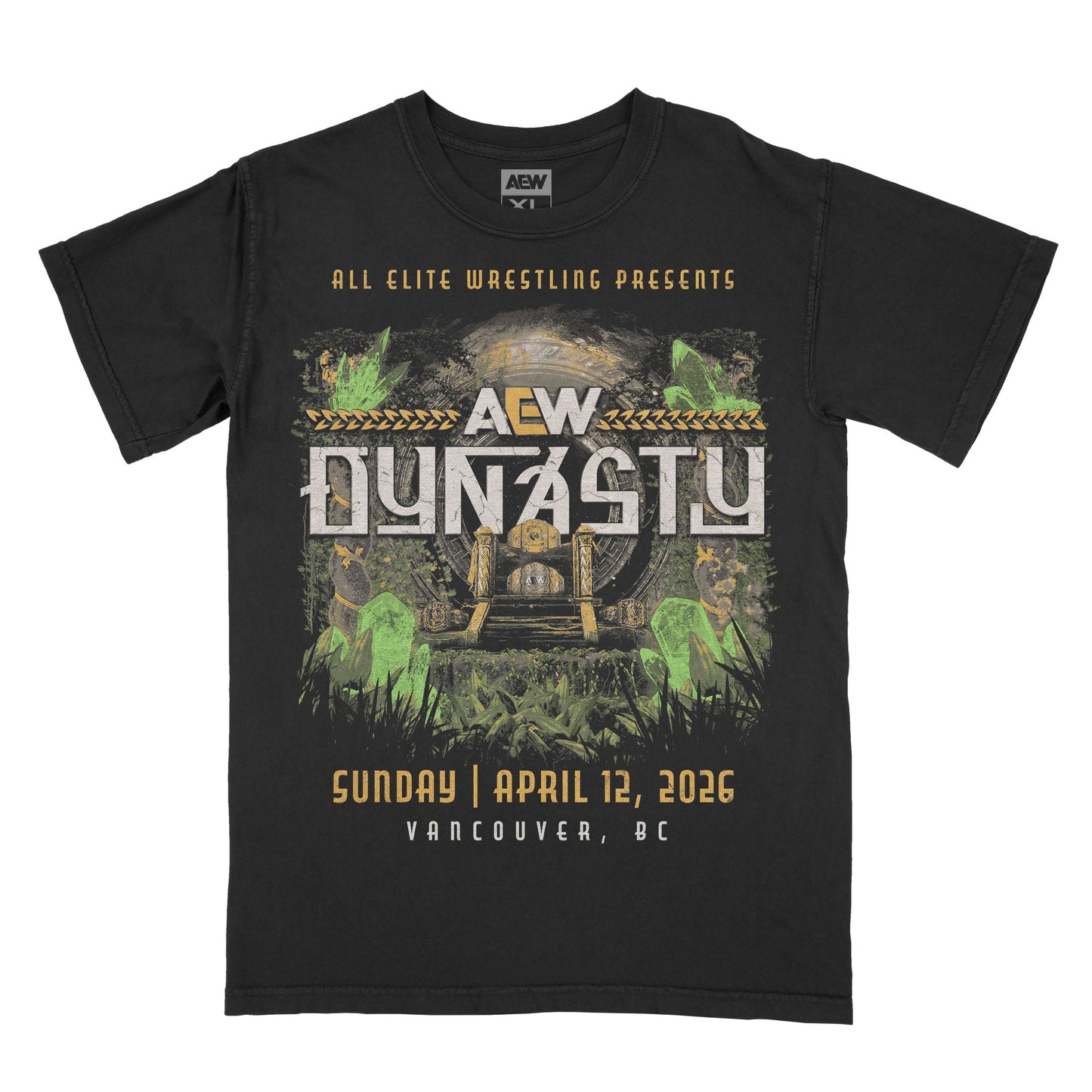 AEW Dynasty 2026 Event T-Shirt T-Shirt PW Catalog