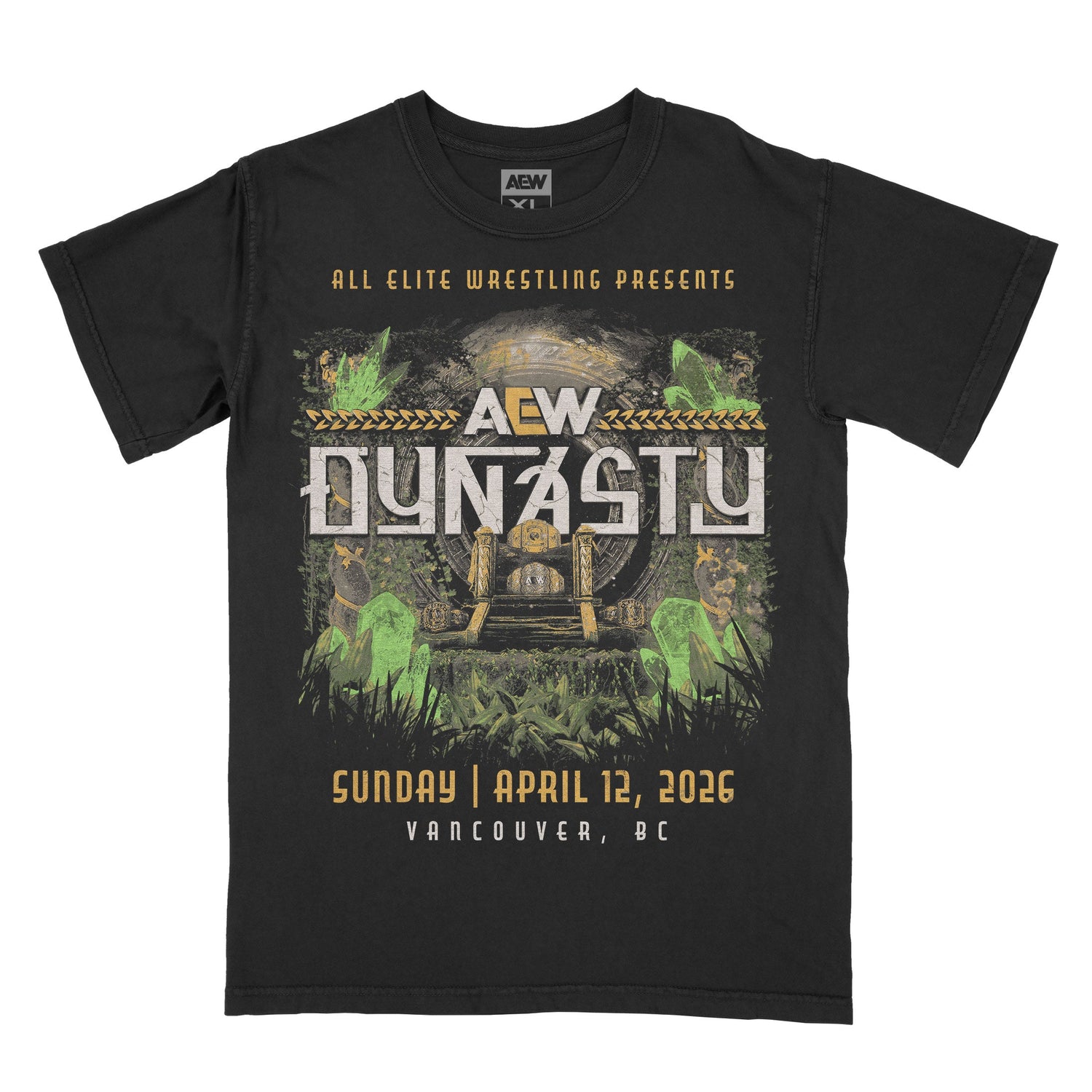 AEW Dynasty 2026 Event T-Shirt T-Shirt PW Catalog