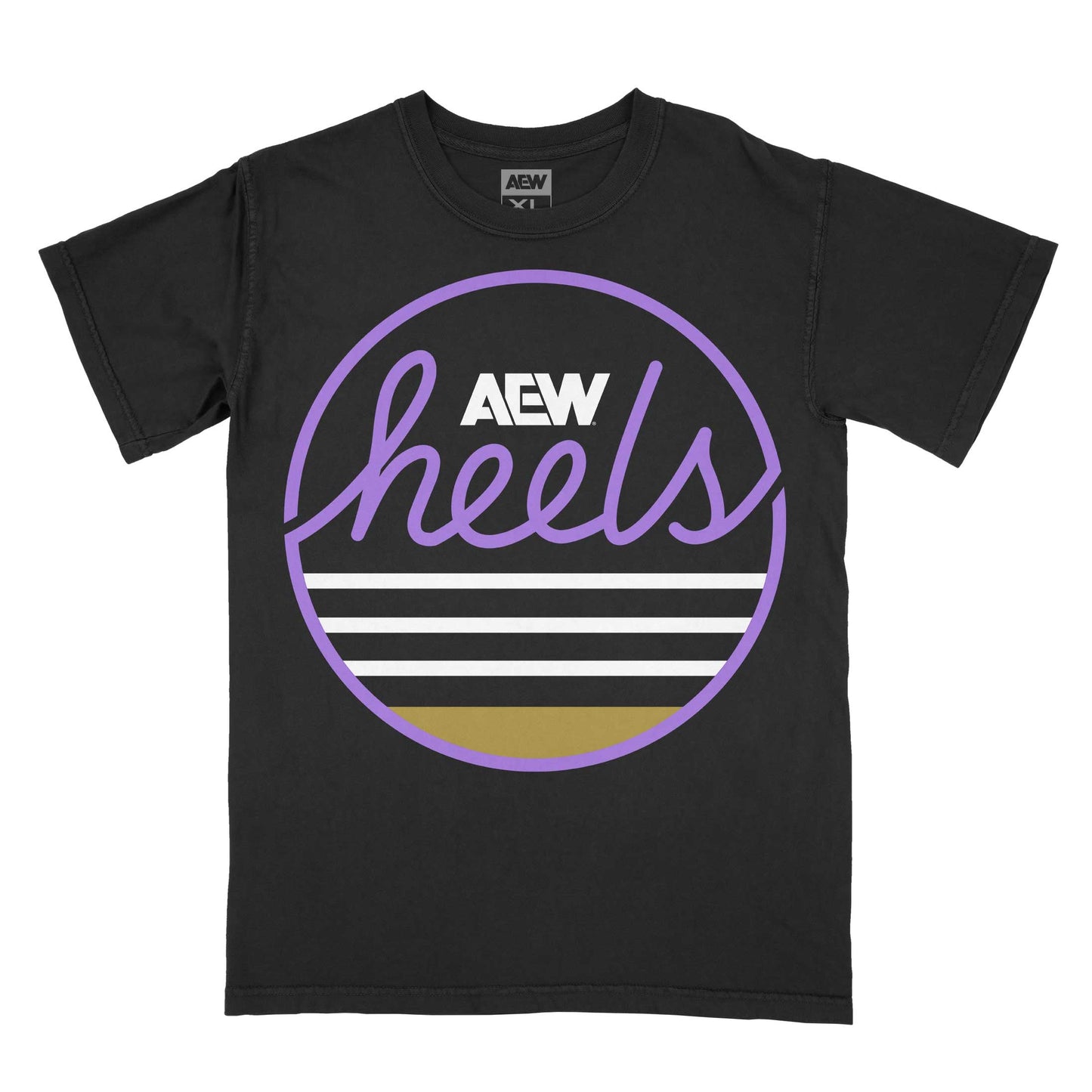 AEW Heels Logo T-Shirt Black T-Shirt PW Catalog