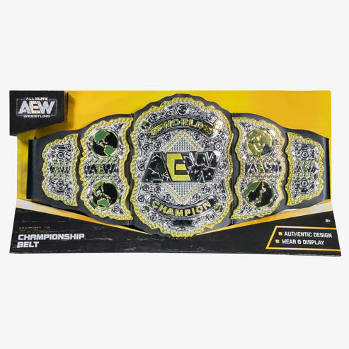 AEW World Championship foam belt by jazwares PWcatalog