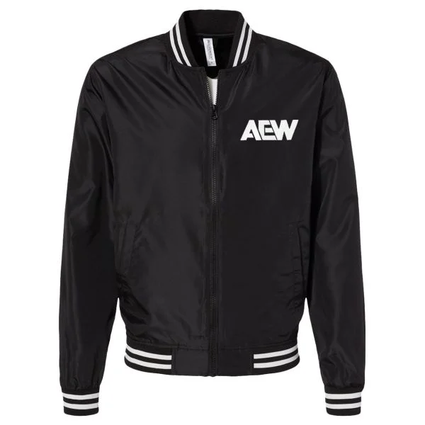 AEW Logo Lightweight Bomber Jacket Jacket PW Catalog