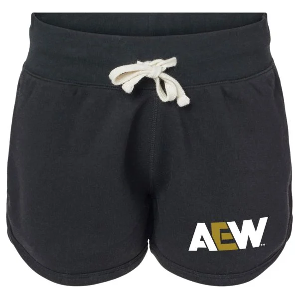 AEW Logo Women's Fleece Shorts Shorts PW Catalog
