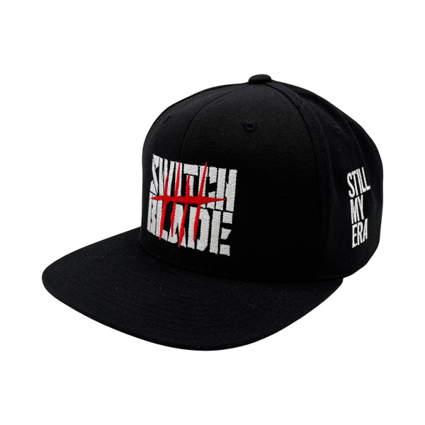 Jay White Switch Blade Premium Embroidered Flatbill Snapback Hat PW Catalog