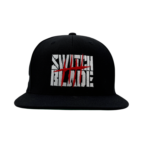 Jay White Switch Blade Premium Embroidered Flatbill Snapback Hat PW Catalog