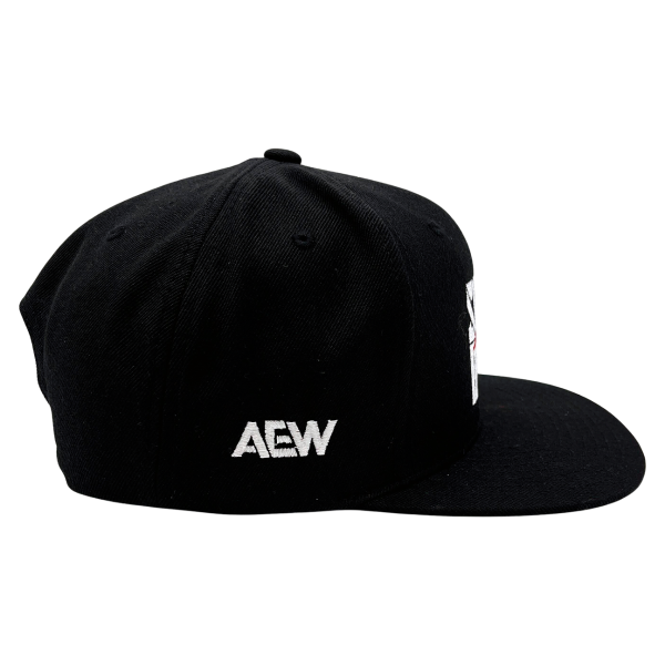Jay White Switch Blade Premium Embroidered Flatbill Snapback Hat PW Catalog