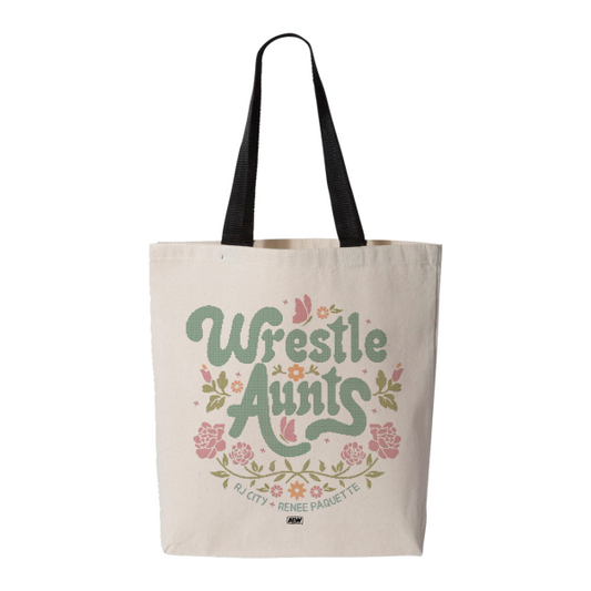 RJ City and Renee Paquette Wrestle Aunts Tote Bag PW Catalog