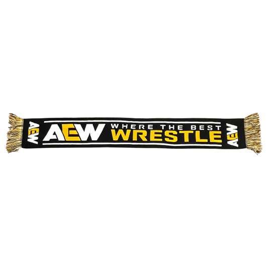 AEW Where The Best Wrestle Knit Scarf Scarf PW Catalog