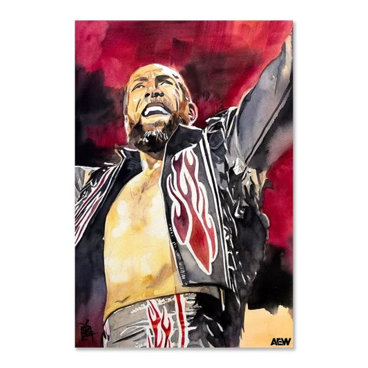 Bryan Danielson The Art of Rob Schamberger 24" x 36" Poster Print Poster PW Catalog