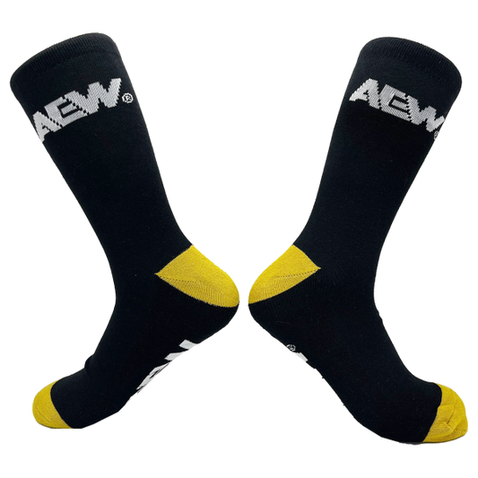 AEW Logo Superkicks x AEW Socks Socks PW Catalog