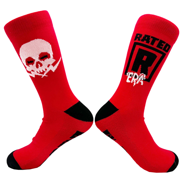 Cope Rated R Era Superkicks x AEW Socks Socks PW Catalog